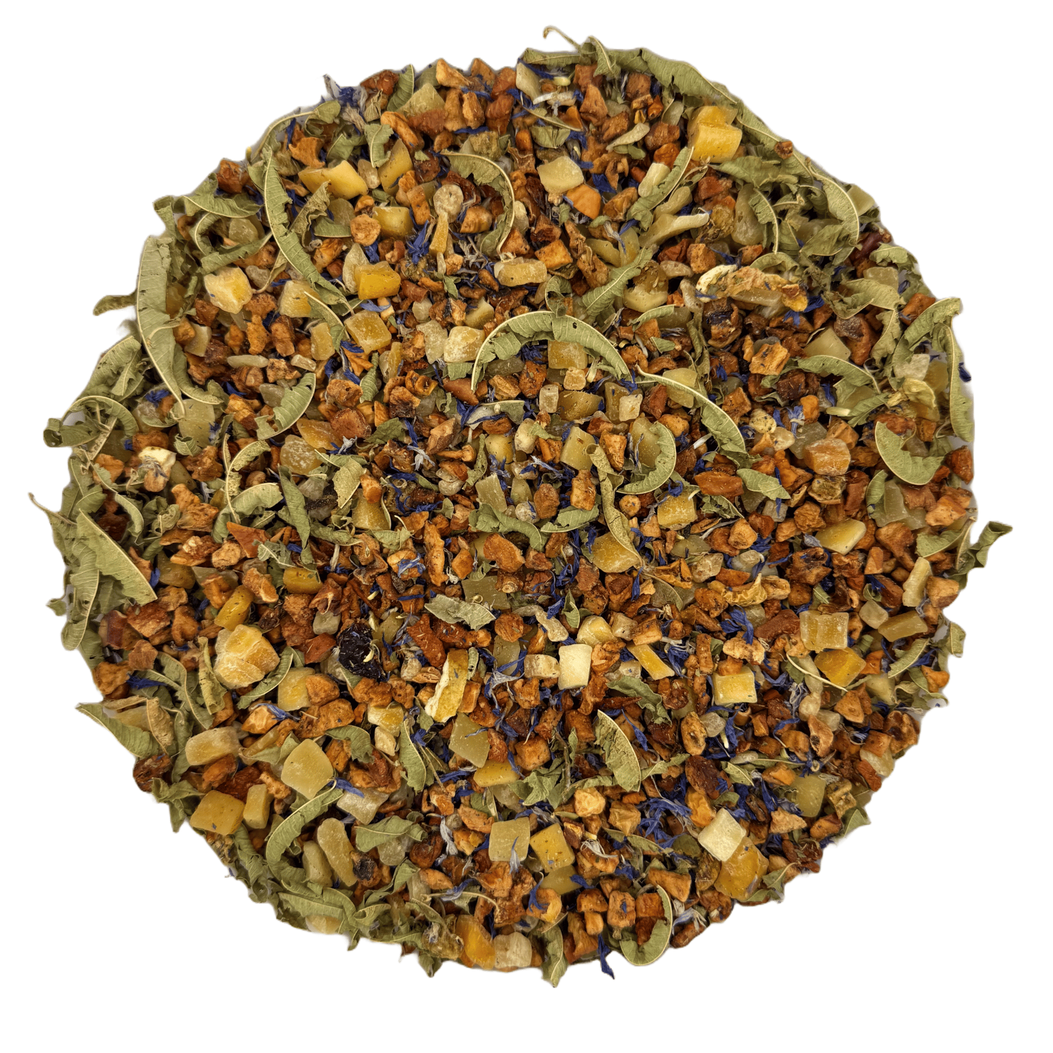 Infusion cocktail en vrac aux saveurs de cerise, kiwi et pastèque, mélange fruité pour une pause estivale fraîche et gourmande.