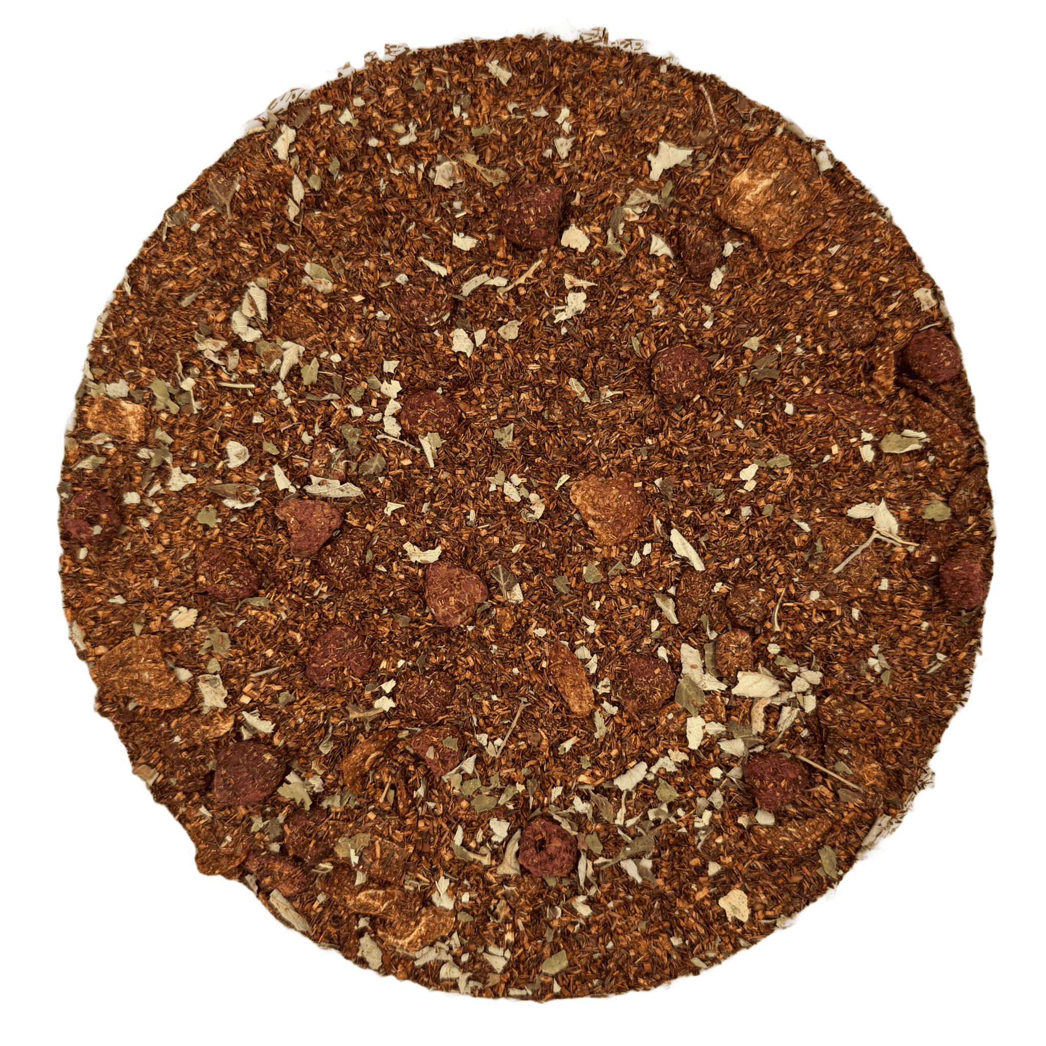 Mélange en vrac de rooibos fruité et tendre avec des baies et des notes délicates, infusion sans théine Rooibos - Romantique.