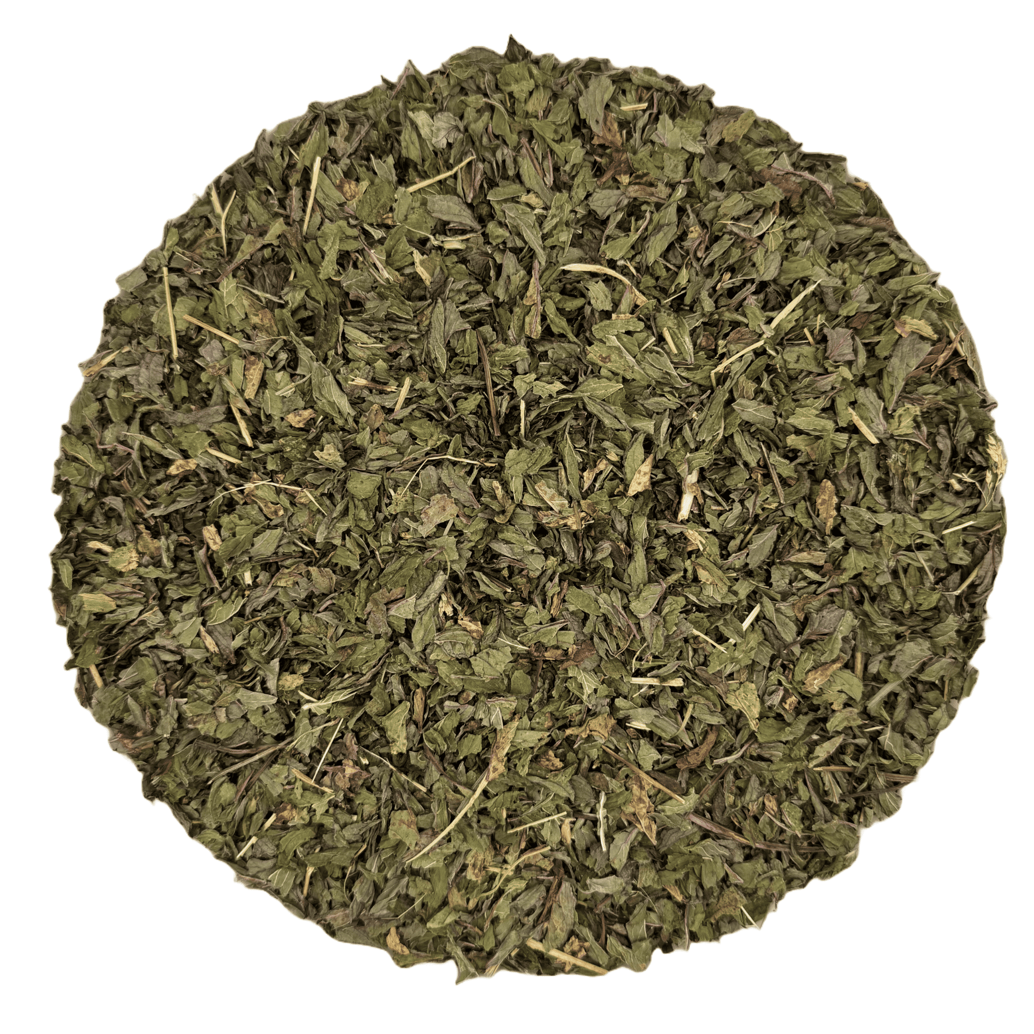 Thé vert premium en vrac mélangé à la menthe poivrée pour une infusion rafraîchissante et légère